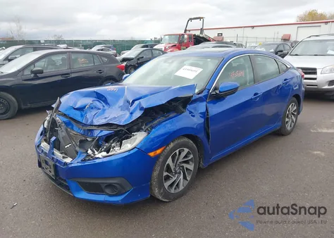 2017 Honda Civic Ex from USA, damaged, VIN 19XFC2F8XHE204169
